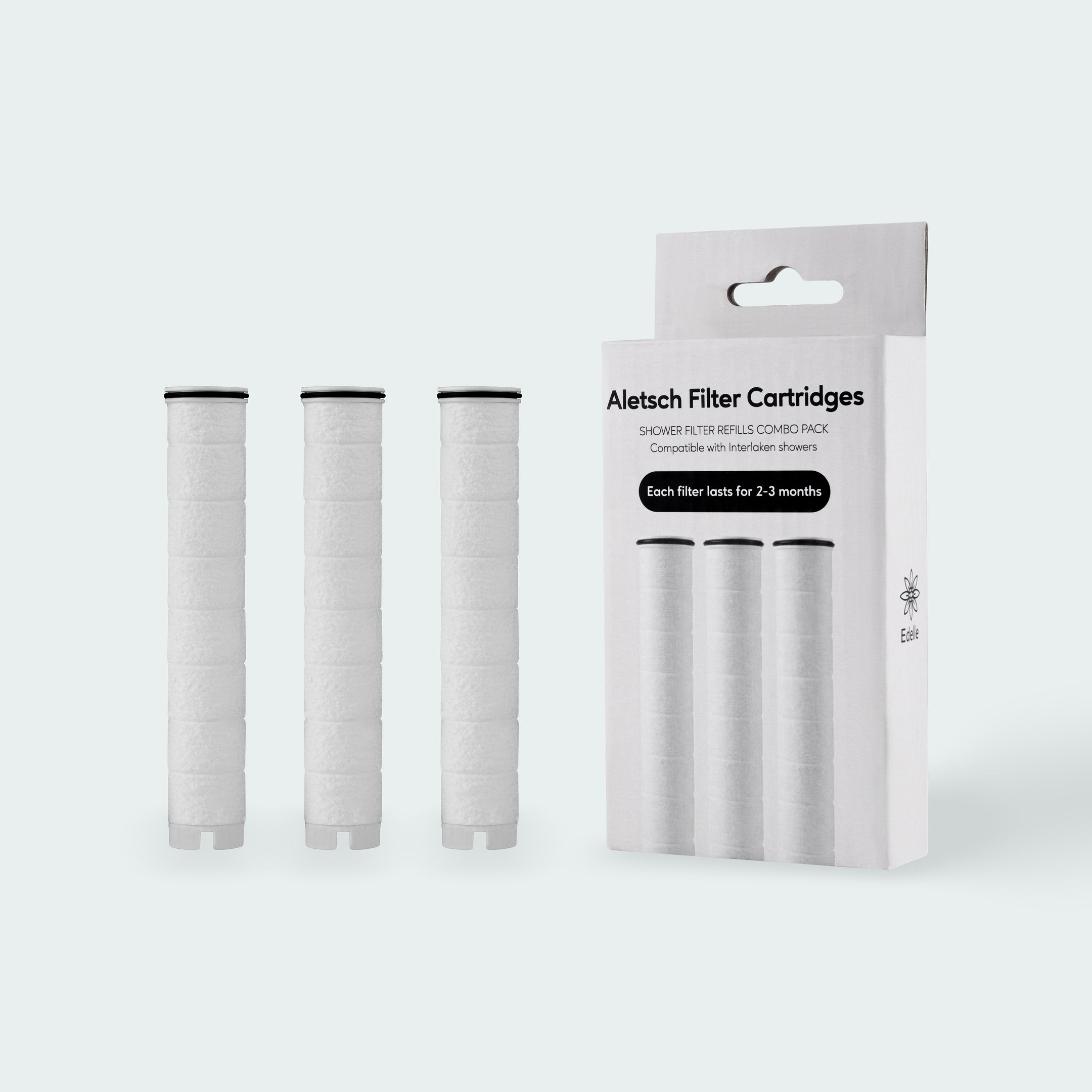 ALETSCH Cotton Filter Cartridge – For Interlaken Shower Head